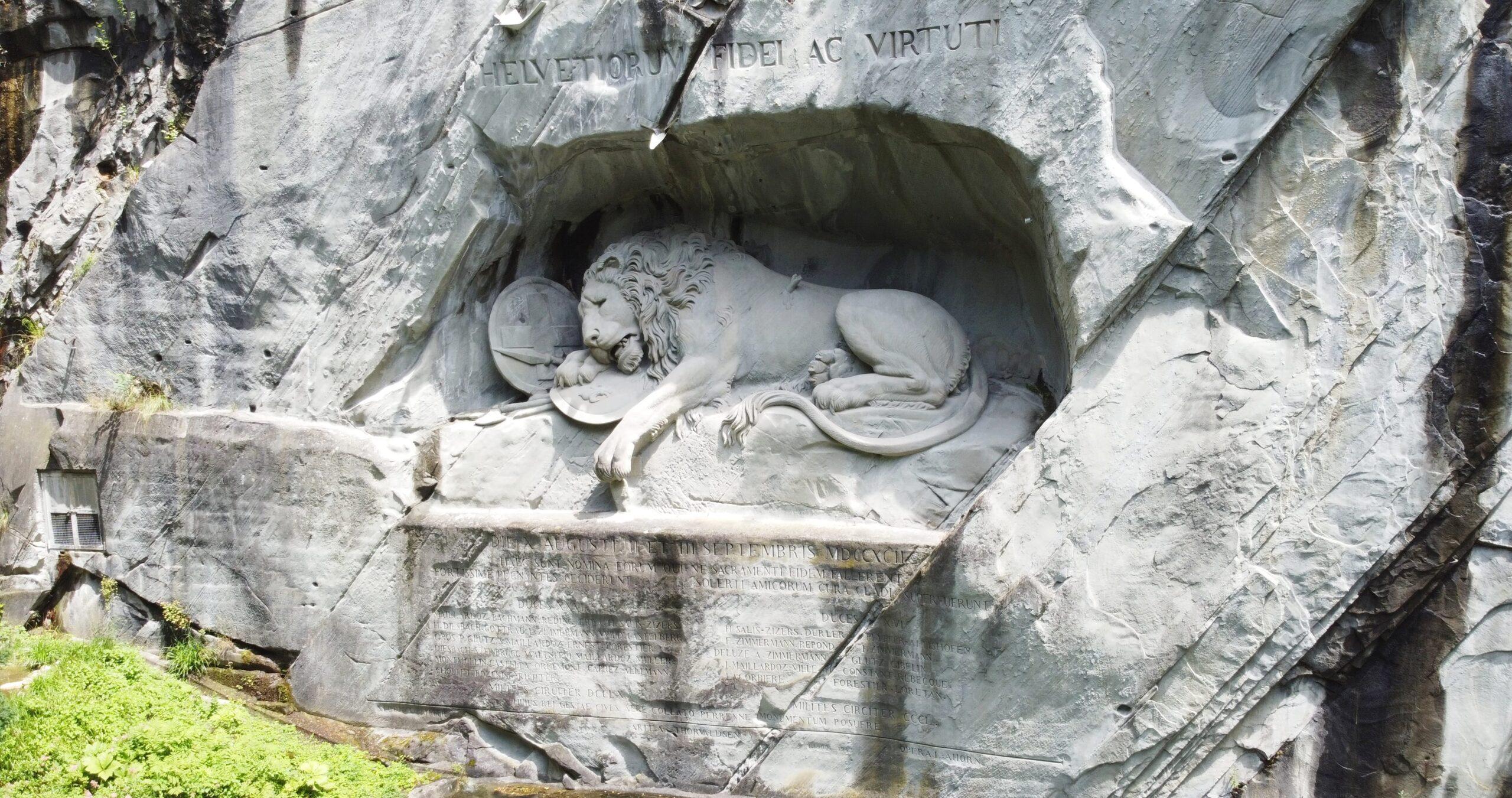 The Dying Lion monument