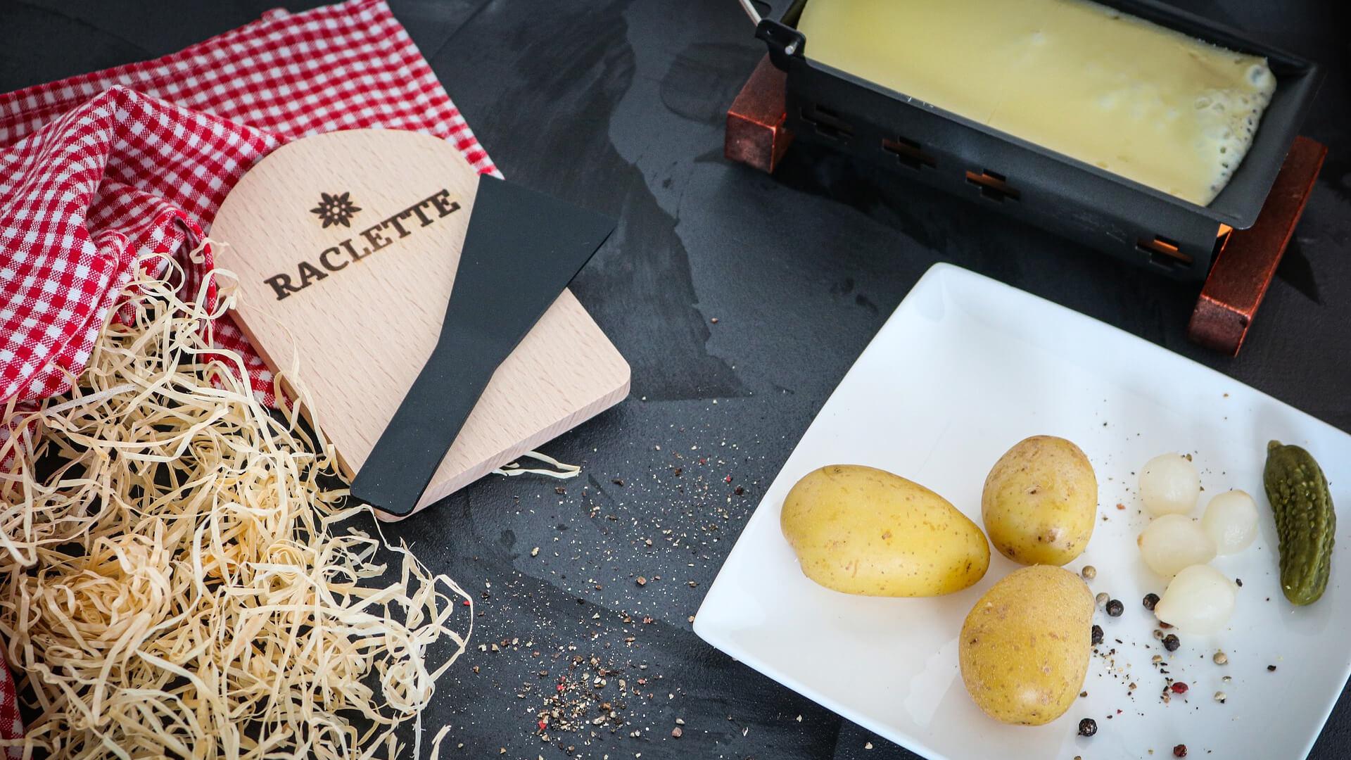 Raclette are perfect for Winter times in Switzerland