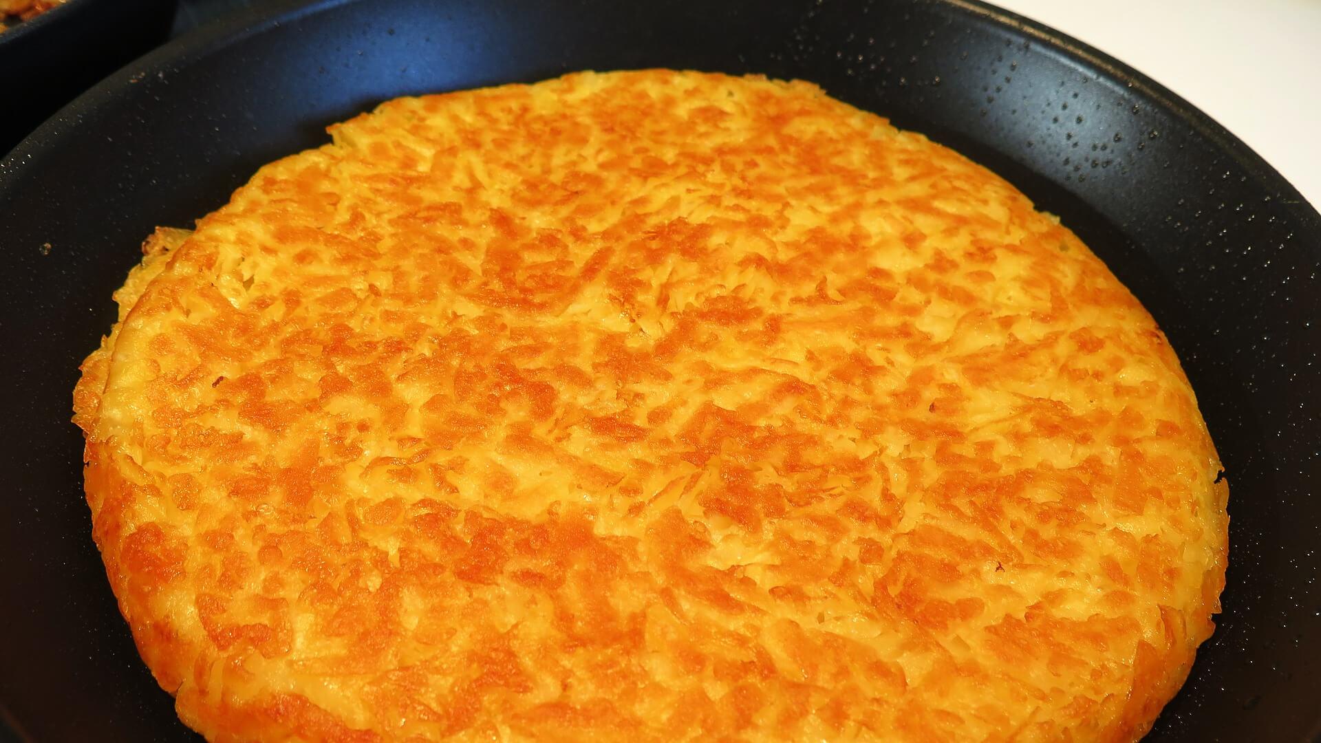 Traditional food in Switzerland, Rosti, is very popular among locals