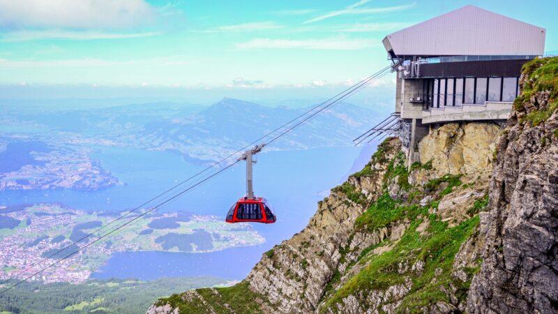 Mount Pilatus cable car, Switzerland