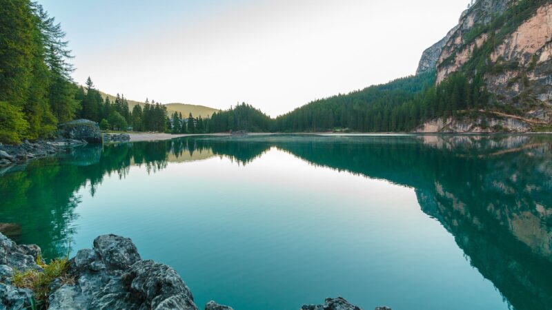 Lake in Dolomites, Italy