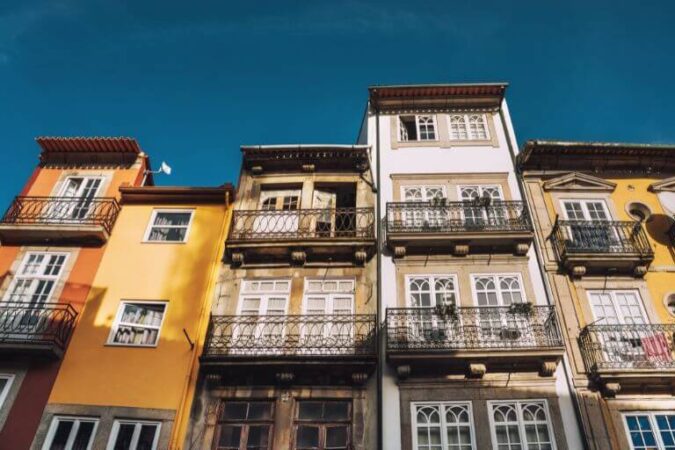 Colorful houses of Porto, a must-see sight during a tour to portugal