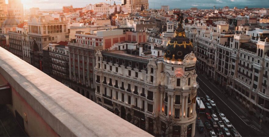 Gran Via, a must-see sight during a Madrid tour