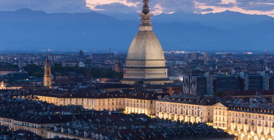 Panorama of Turin, a beautiful Italy and a must-visit destination on a tour to Italy