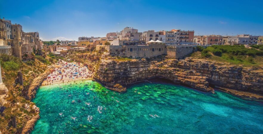 A beach in Bari, a great place to visit on a Italy tour