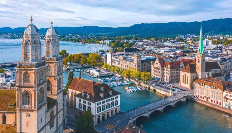 Zurich, a popular destination you will find in most Switzerland tours